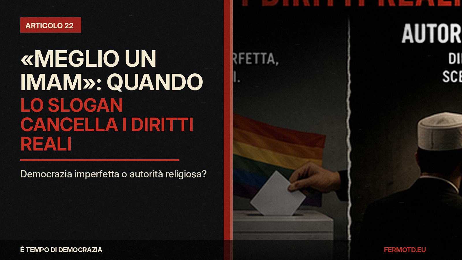 Meglio un imam che Vannacci
