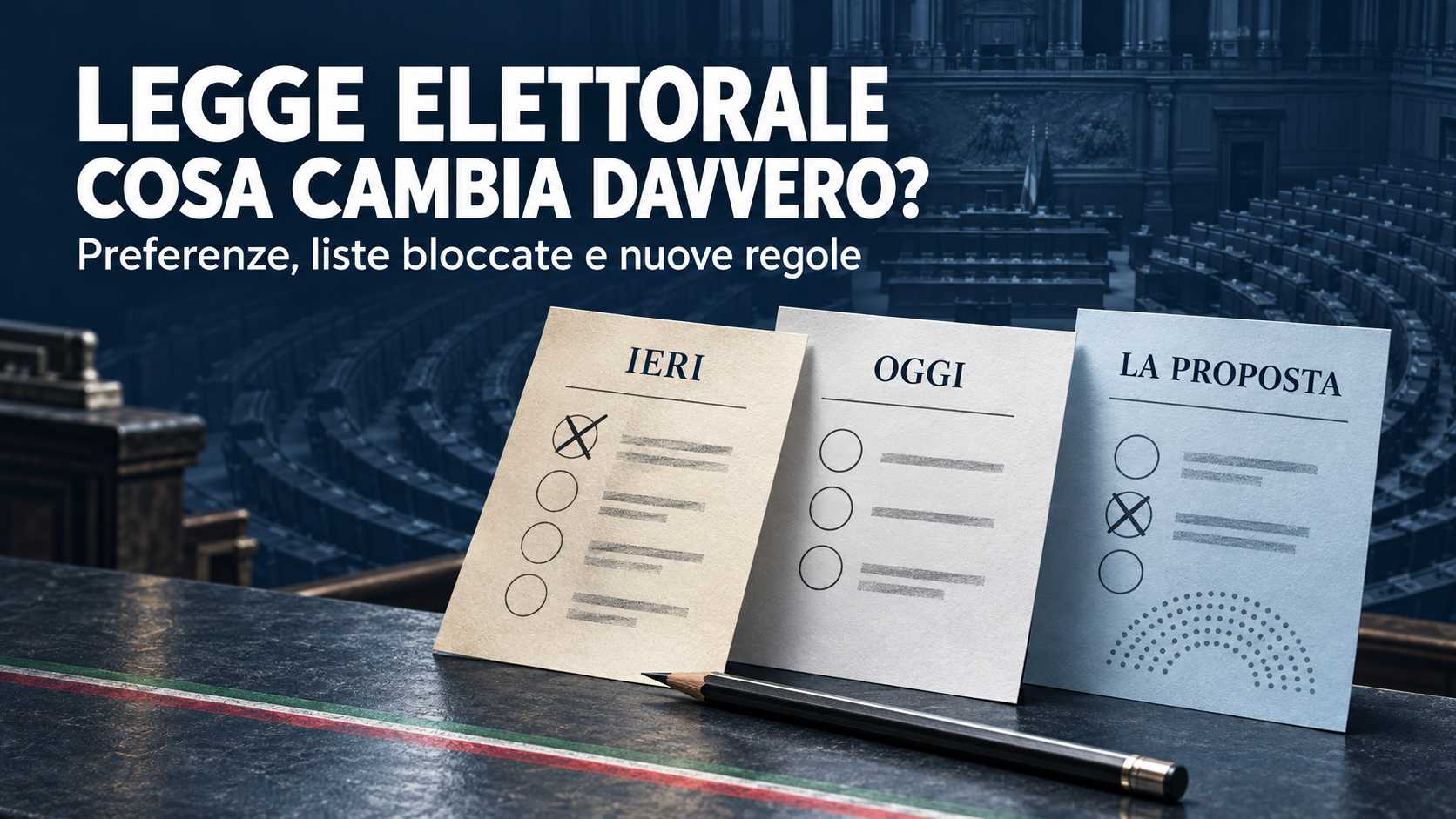 Legge elettorale: prima di gridare alla truffa - Elezioni